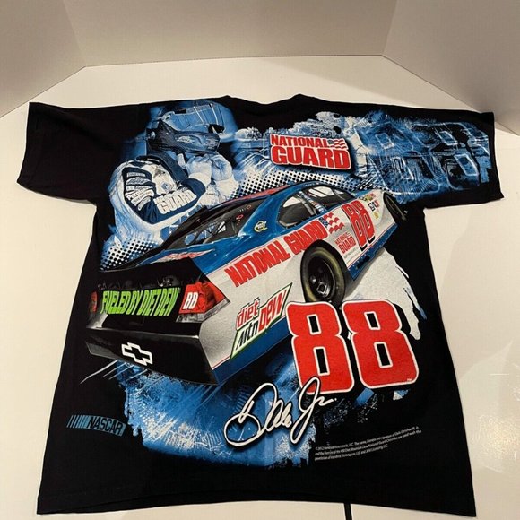Dale Earnhardt Jr. #88 Nascar Mountain Dew All Over Print Chase T-shirt 2012 | M - Picture 2 of 4
